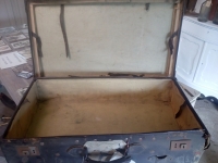 Oude brocante koffer nr 107