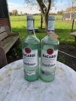 Grote oude 3 liter Bacardi flessen