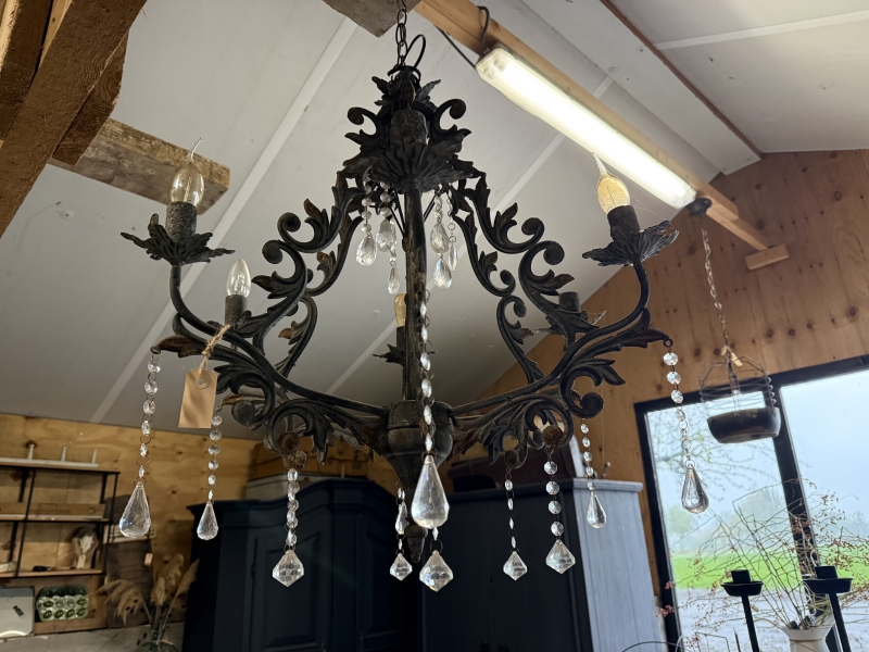 Prachtige antieke franse kroonluchter