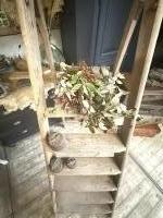 Vintage houten trap / ladder (nr 5)